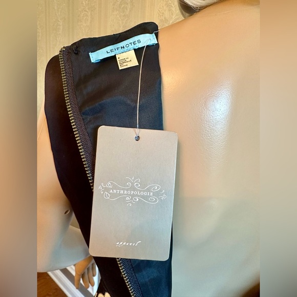 ANTHROPOLOGY/LEIFNOTES DRESS!🤩Blk/White/Size-2 - Picture 13 of 16